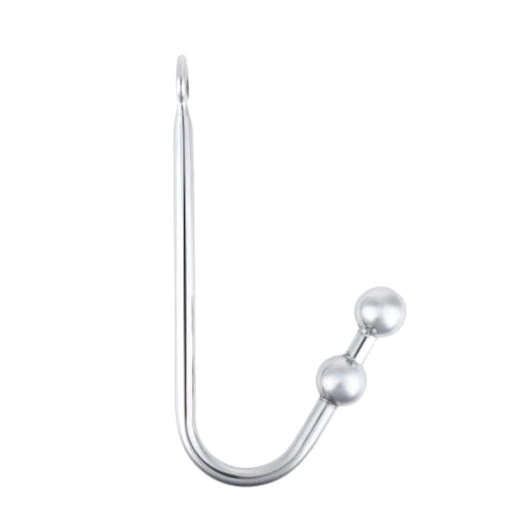 Balls Stainless 4417 Steel Anal Pleasurable Two Hook 0719